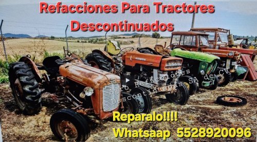 REFACCIONES TRACTORES AGRICOLAS DESCONTINUADOS